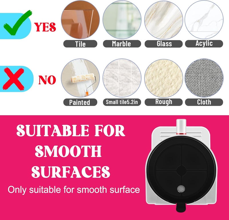 CLIO Foot Rest for Shower to Shave Legs, Foldable Shaving Step for Inside Shower, Suction Cup Shower Foot Rest - Image 5